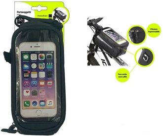 Trade Shop Trade Shop - Portacellulare Smartphone Oggetti Impermeabile Per Telaio Bici Bicicletta Xc2652