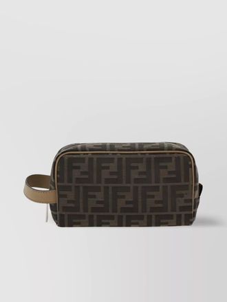 Fendi ff jacquard toiletry case