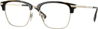 Burberry Stijlvolle Bril in Zwart - Heren - Brillen - Bruin - 53 MM - Nylon - Accessoires