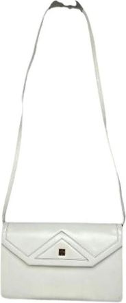 Givenchy Pre-owned Cross Body Bag - Dames - Vintage Schoudertas - Wit - ONE Size - Leer - Vintage