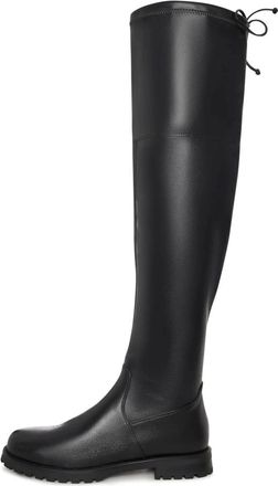 Cesare Gaspari Contessa Over-The-Knee Laars - Dames - Over de knie laarzen - Zwart - 40 EU - Leer - Schoenen