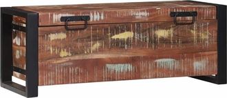 vidaXL Bauli Portaoggetti 80 x 30 x 30 cm Legno massello di recupero - Vidaxl