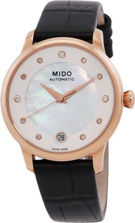 Mido Baroncelli Lady Day Automatic Diamond Watch M0392073610600