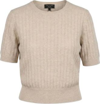 Rag & Bone T-shirt in cashmere - Toni neutri