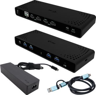 No Brand I-tec Universal Dual 4k Display Docking Station + Power Delivery 85w