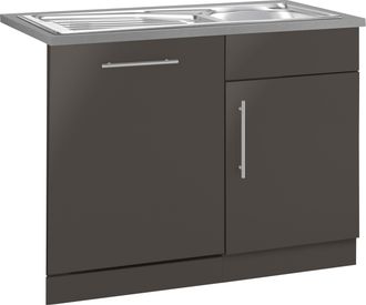 Wiho Küchen Spülenschrank »Cali« 110 cm breit, inkl. Tür/Sockel für Geschirrspüler
