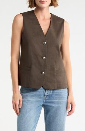 Rag & Bone Belle Three Button Vest in Midol at Nordstrom Rack, Size Xx-Small