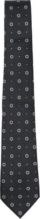 Saint Laurent Patterned Silk Tie