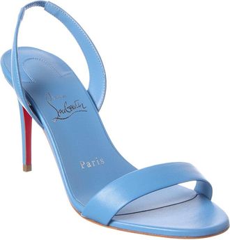 Christian Louboutin O Marylin 85 Leather Slingback Sandal