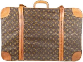 Louis Vuitton Pre-owned Monogram Stratos 60 Reistas - unisex - Vintage Weekendtas - Bruin - ONE Size - Vintage