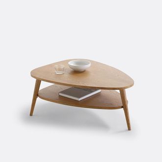 La Redoute Interieurs Vintage salontafel, dubbel blad, lengte 90 cm, Quilda