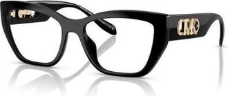 Michael Kors 54mm Square optical glasses in Black at Nordstrom