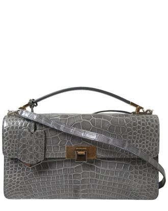 Balenciaga Alligator Shoulder Bag