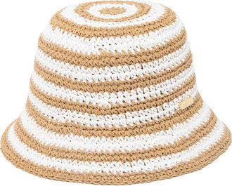 San Diego Hat Company Woven Straw Bucket Hat in Natural/White at Nordstrom Rack
