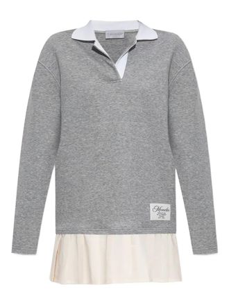 Moncler Jurk met geplooid vlak - Grijs