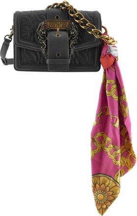 Versace Jeans Couture Baroque Schoudertas - Dames - Schoudertassen - Zwart - ONE Size - Tassen