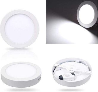 Trade Shop Trade Shop Traesio - Trade Shop - Plafoniera Led Tonda O Quadrata Por Superficial Pannel 25w Caldo Fred Natur - Ronda