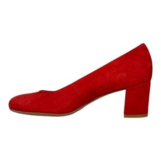 Eric Michael Womens Abby Classic Style Suede Heels In Red
