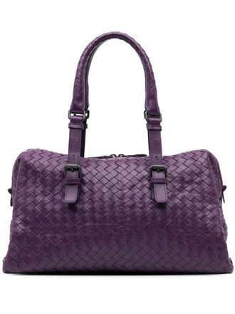 Bottega Veneta 2012-2024 Nappa Intrecciato Montaigne handbag - women - Nappa Leather - One Size - Purple