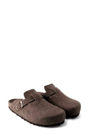 Mango Felt Clog in Medium Brown at Nordstrom, Size 7.5Us