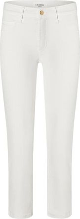 Cambio Eenvoudige Jeans Kit Model Piper - Dames - Slim Fit Jeans - Wit - L - Jeans