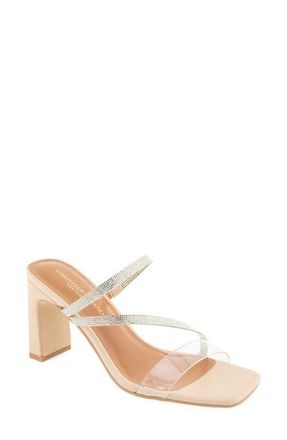 Christian Siriano Felicity Sandal in Clear/Ivory Cream at Nordstrom, Size 6.5