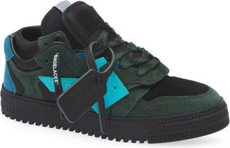 Off-white Floating Arrow Sneaker in Black - Petrol Blue at Nordstrom, Size 10Us