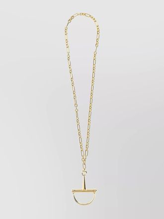 Gucci chain link pendant necklace
