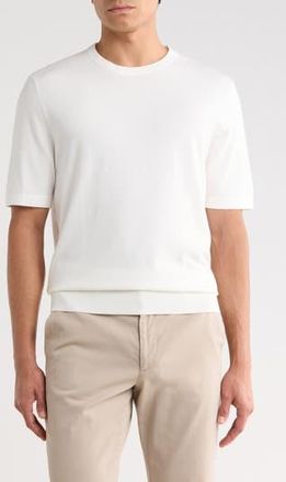 Ted Baker Crewneck Knit T-Shirt in Egret at Nordstrom Rack, Size Xx-Large