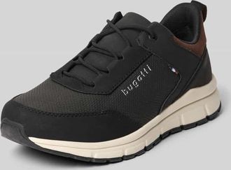 Bugatti Sneaker mit Logo-Detail Modell Sonic in Black, Gr&ouml;&szlig;e 40