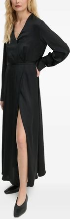 Marc O'Polo Abito midi a portafoglio - Nero