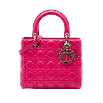 Dior Pre-owned Lady Quilted Handbag - Dames - Pre-owned - Roze - Maat: ONE Size Leer