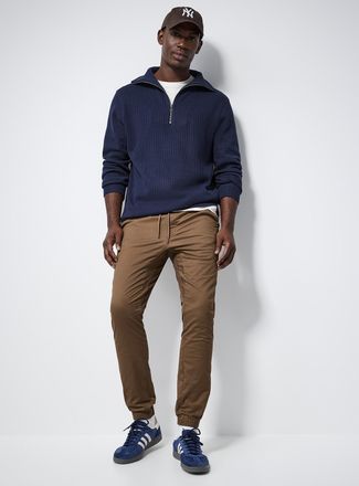 Le 31 Mens Stretch chino joggers