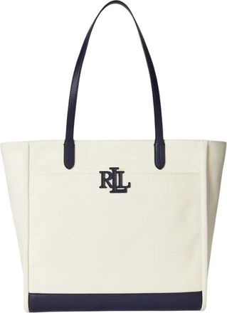 Ralph Lauren Tote Bags, female, Beige, Size: ONE SIZE Cmryn LG TT Tote Large