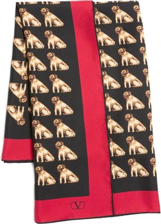 Valentino Garavani Sciarpa Petit Charles - Nero