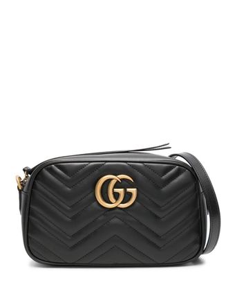 Gucci GG Marmont kleine schoudertas - Zwart