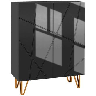 HOMCOM Mueble zapatero 72x31.5x95 cm negro