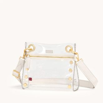 Hammitt Hammitt Tony Clear Calla Lily White Brushed Gold Sml