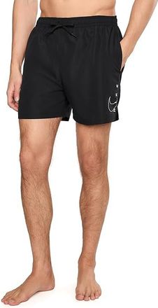 Nike Breaker Swoosh Break 5 Brief Lined Volley Mens Swimwear Black : 2XL, Polyester