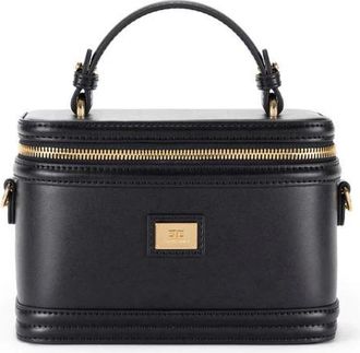 Elisabetta Franchi Tassen, Dames, Zwart, ONE Size, Reis Make-up Tas