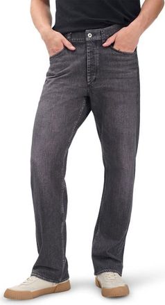 Rag & Bone Fit 4 Miramar Straight Leg Cotton Terry Sweatpant Jeans in Faded Black at Nordstrom, Size 38
