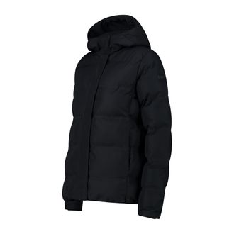 F.lli Campagnolo Steppjacke CMP WOMAN JACKET FIX HOOD, Damen, Gr. 38, schwarz, Obermaterial: 100% Polyester. Futter: 100% Polyester. Wattierung: 100% Polyester, Jacken