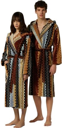 Missoni Home Giacomo Hooded Bathrobe in Black at Nordstrom, Size Xx-Large