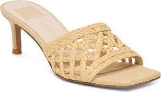 Dolce Vita Bowen Sandal in Light Natural Raffia at Nordstrom, Size 8.5