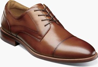Florsheim Mens Rucci Cap Toe Oxford Shoes In Cognac