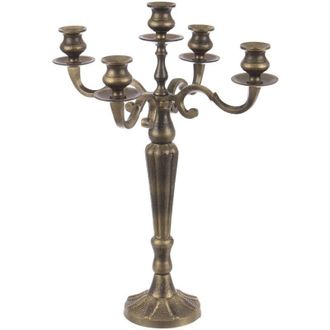 BIZZOTTO Bizzotto - Candelabro laryn a 5 fuochi realizzato in alluminio misura h 52cm -39 x 39 x h 52 cm