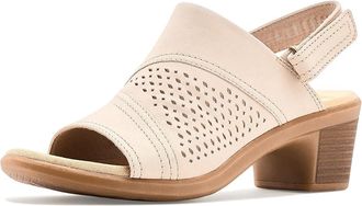 Clarks Emily 2 Mist Womens Dress Sandals Sand Nubuck : 6.5 B - Medium, Textile