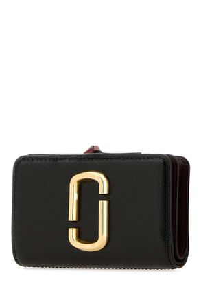 Marc Jacobs Womens Black Leather Wallet Blackmulti Portafogli