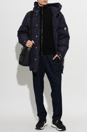 Moncler Sylmara Down Jacket, Mens, Navy Blue