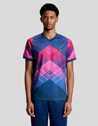 Lyle & Scott Lyle And Scott Mens Sports Chevron Padel T-Shirt - Size: 36